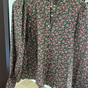 Doen top with Liberty fabric. Brand new, worn once.